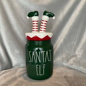 Rae Dunn- Santa’s elf canister